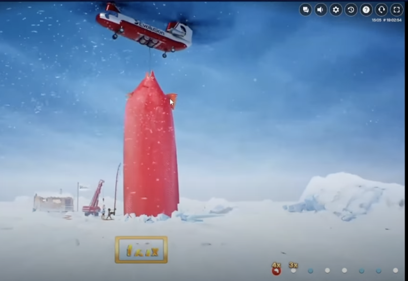 Ice Fishing Big Oranges Bonus
